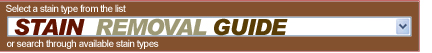 Internet's best Stain Removal Guide !